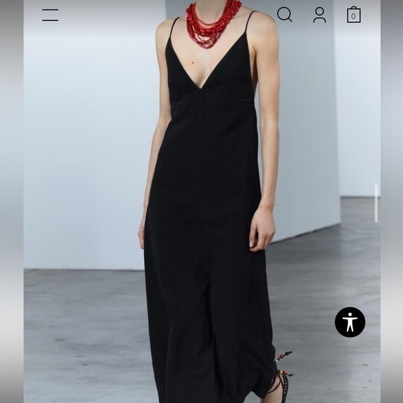 Zara Dresses & Skirts - Zara NWT black midi dress ZW Collection
